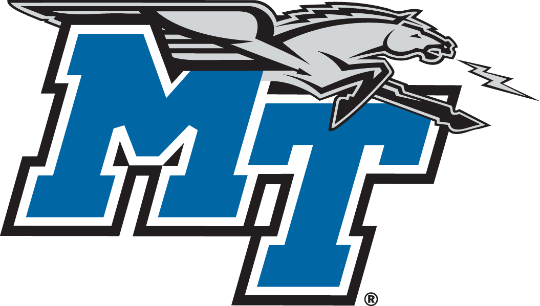 Middle Tennessee Blue Raiders 2007-Pres Primary Logo iron on paper